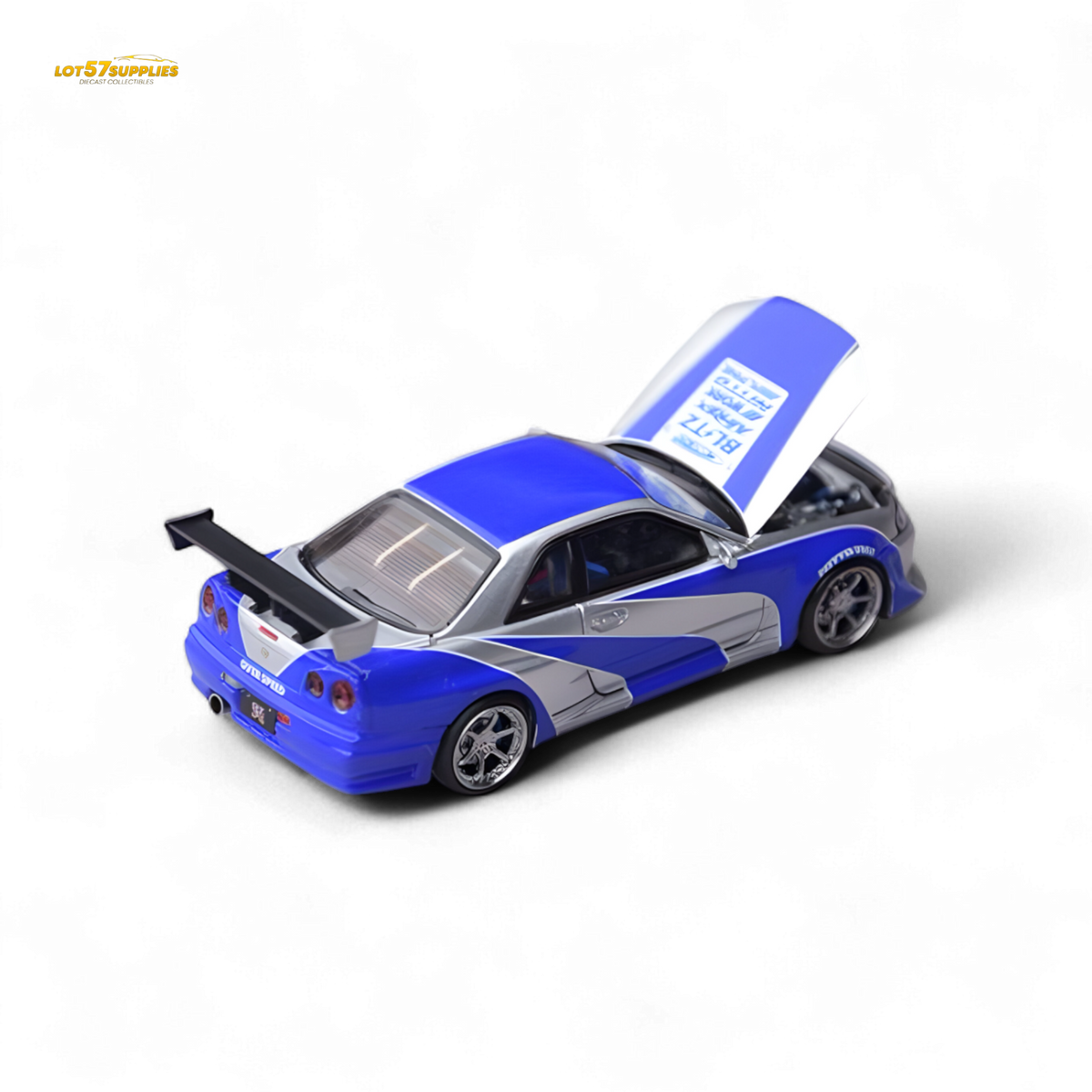 Nissan GT-R R34 Diecast | 1:64 Scale | Toylandeu™