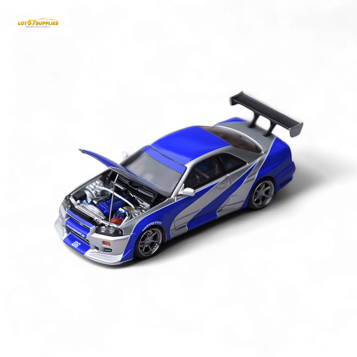 Nissan GT-R R34 Diecast | 1:64 Scale | Toylandeu™