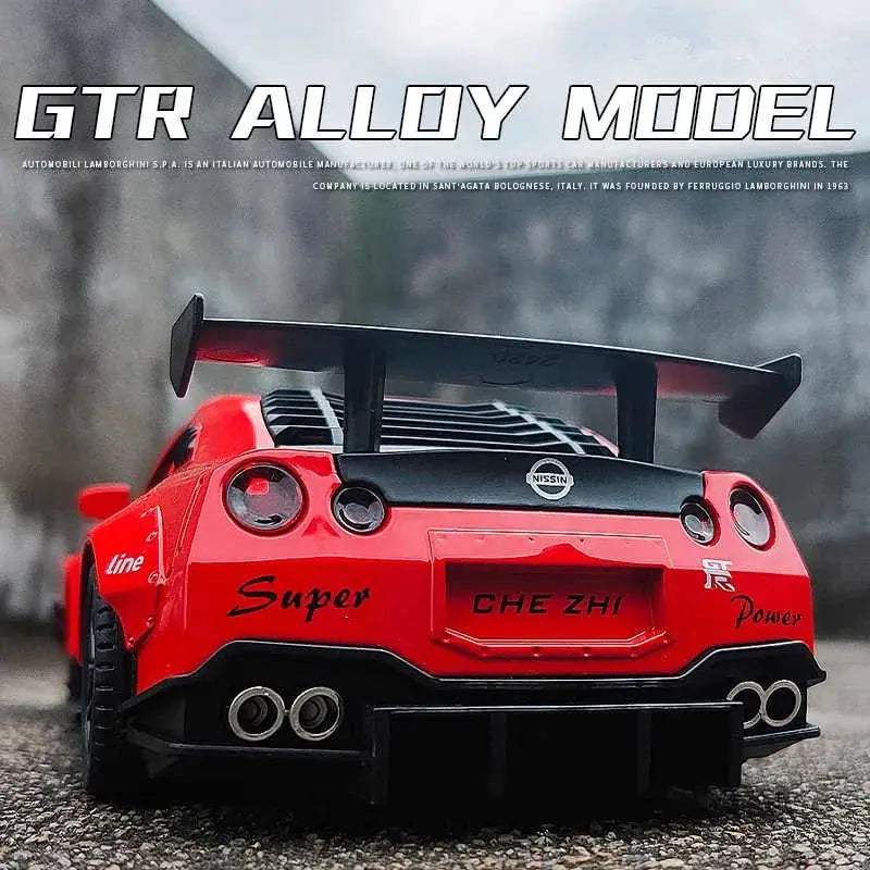  Nissan GTR Diecast Model 1 To 24 With Sound Lights -  ToylandEU™
