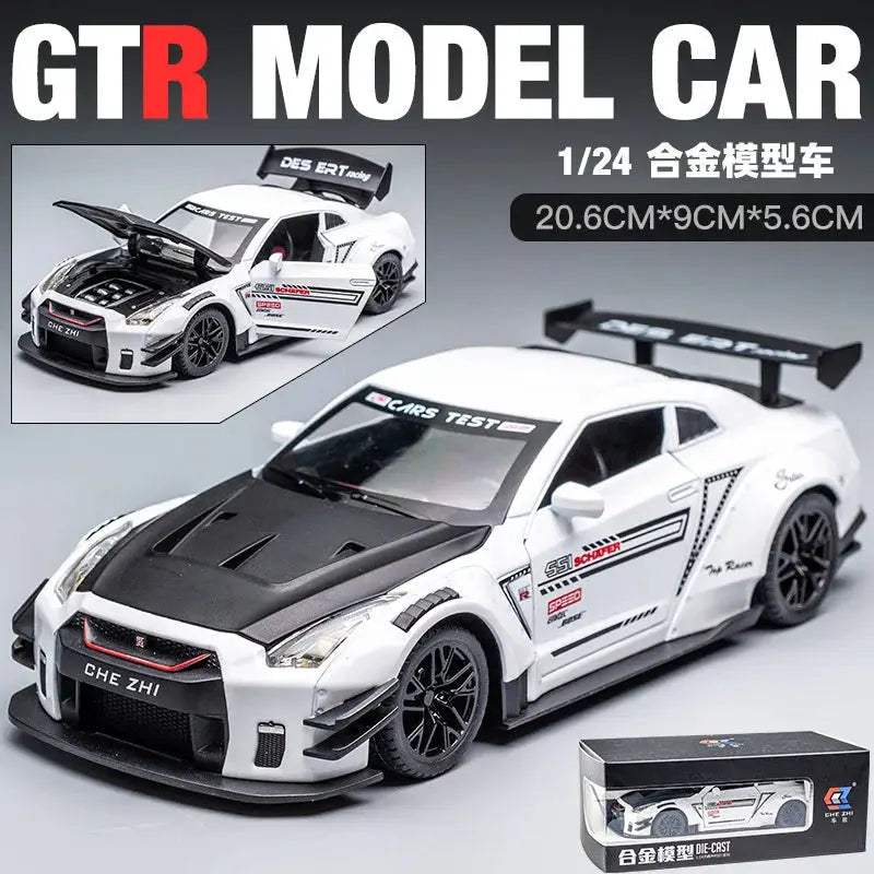  Nissan GTR Diecast Model 1 To 24 With Sound Lights -  ToylandEU™
