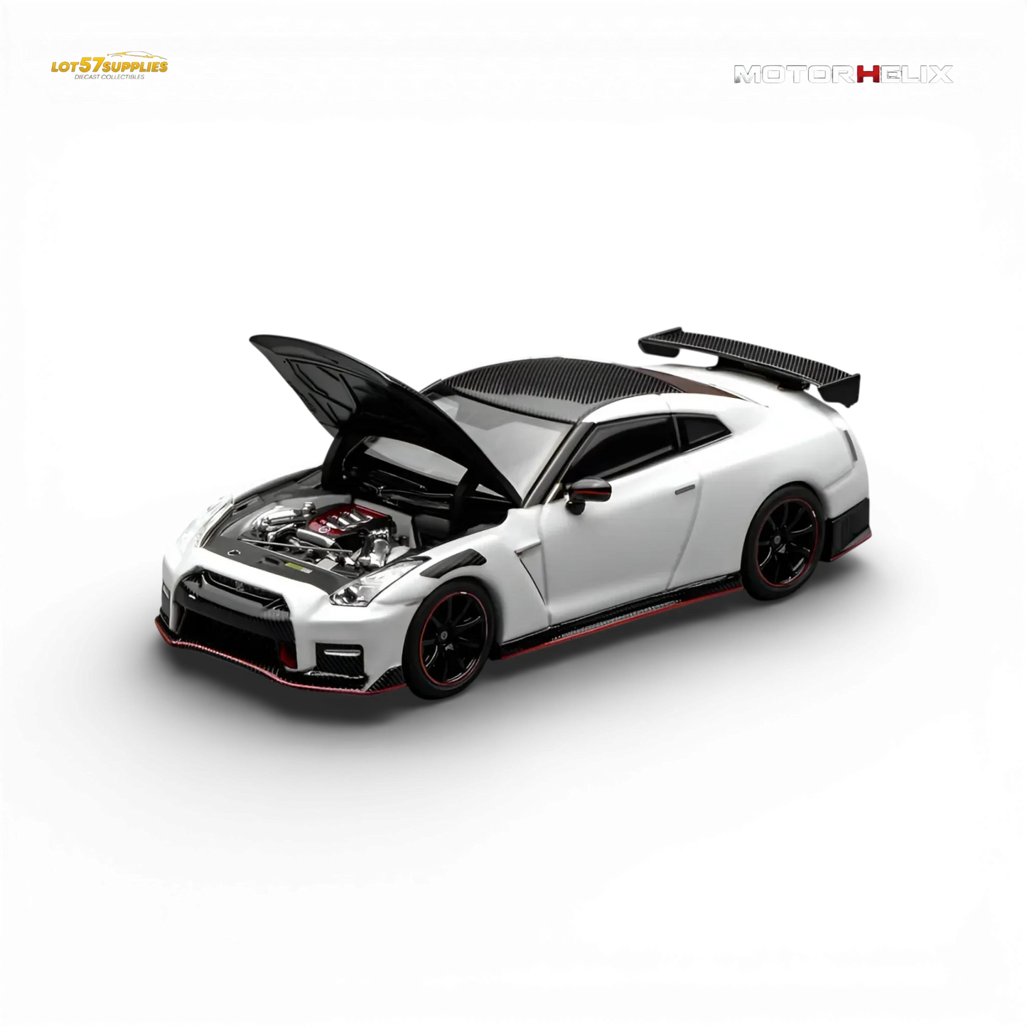 Nissan GTR NISMO Diecast Model 1 To 64 Opening Hood - ToylandEU