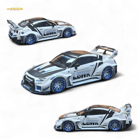 Nissan GTR R35 Diecast 1 64 Liberty Walk LB Edition - ToylandEU