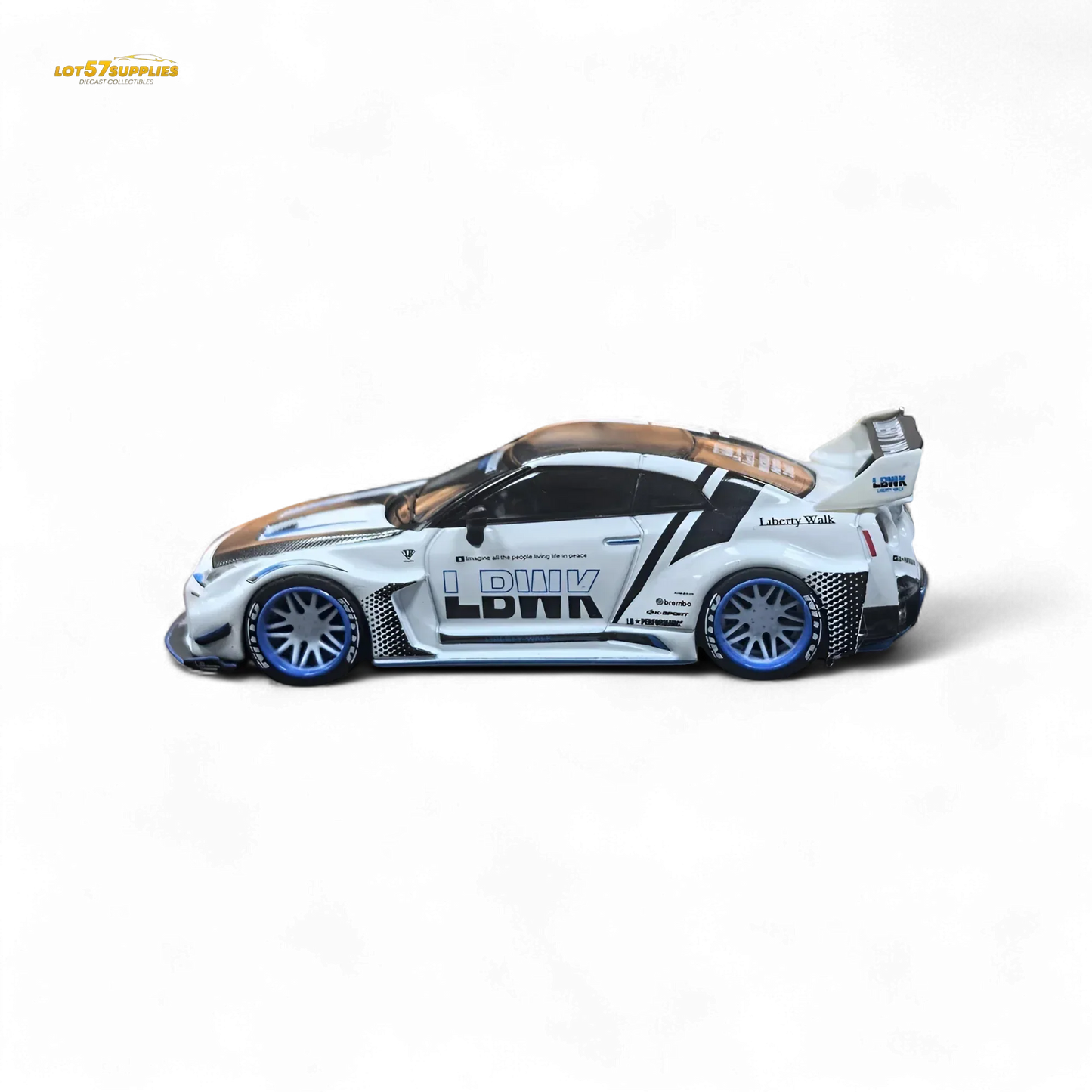 Nissan GTR R35 Diecast 1 64 Liberty Walk LB Edition - ToylandEU