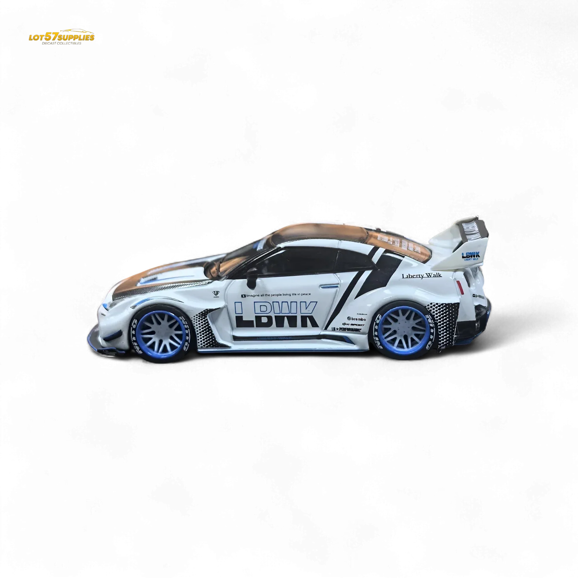 Nissan GTR R35 Diecast 1 64 Liberty Walk LB Edition - ToylandEU