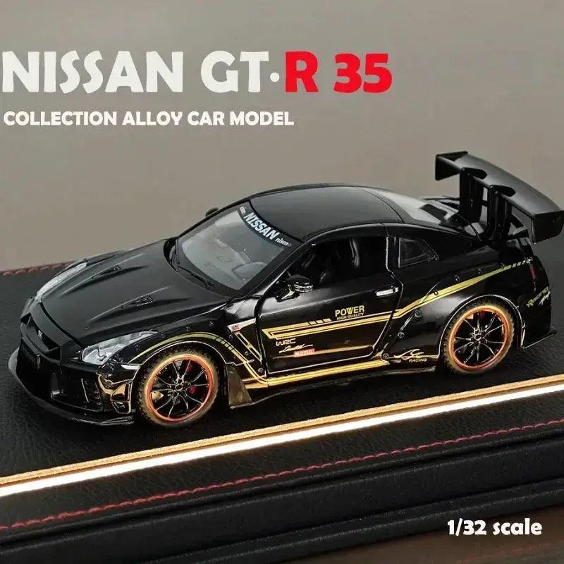  Nissan GTR R35 Diecast Car With Sound And Light -  ToylandEU™