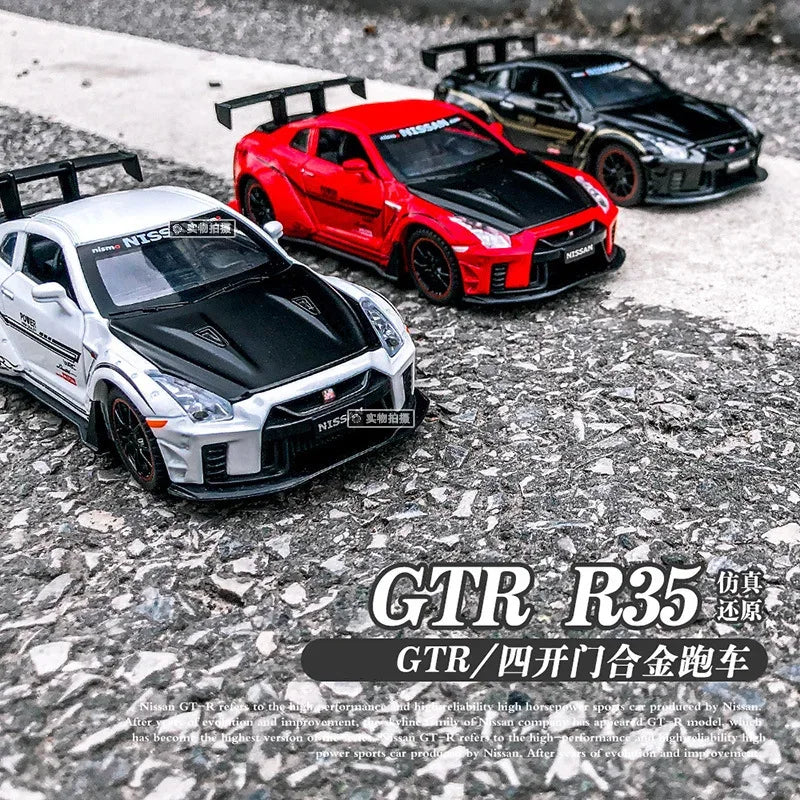 Nissan GTR R35 Diecast Metal Model Car 32 Scale - ToylandEU