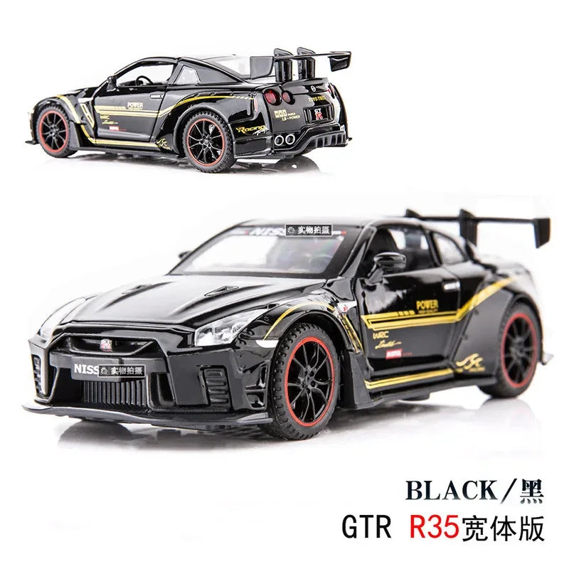 Nissan GTR R35 Diecast Metal Model Car 32 Scale - ToylandEU