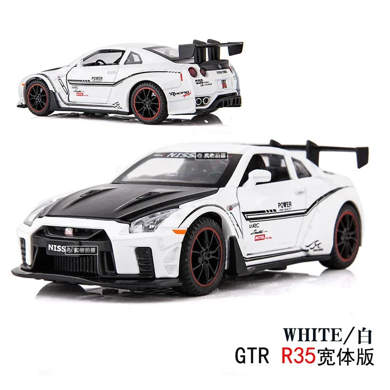 Nissan GTR R35 Diecast Metal Model Car 32 Scale - ToylandEU