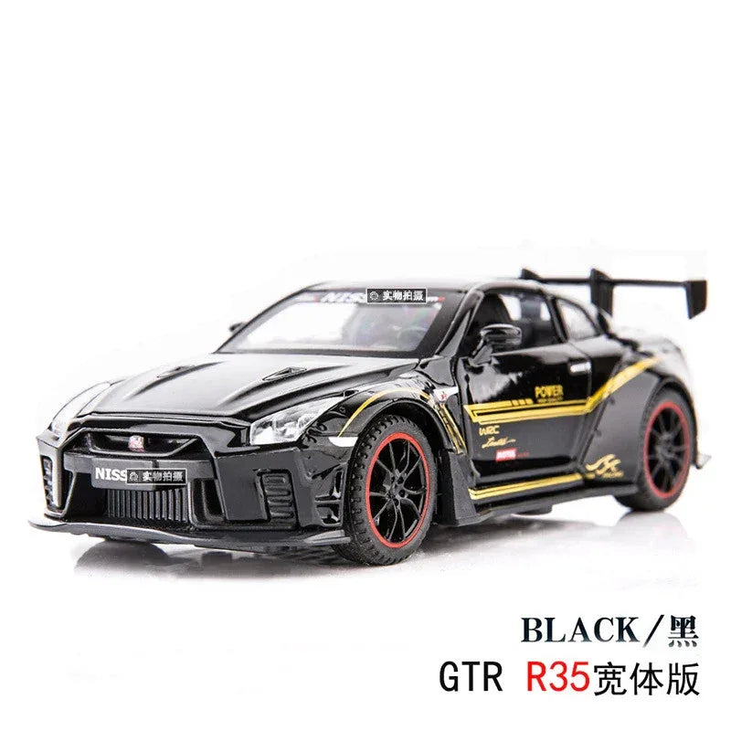 Nissan GTR R35 Diecast Metal Model Car 32 Scale - ToylandEU