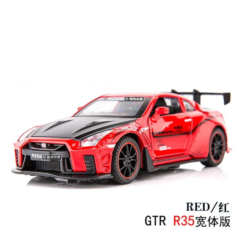 Nissan GTR R35 Diecast Metal Model Car 32 Scale - ToylandEU