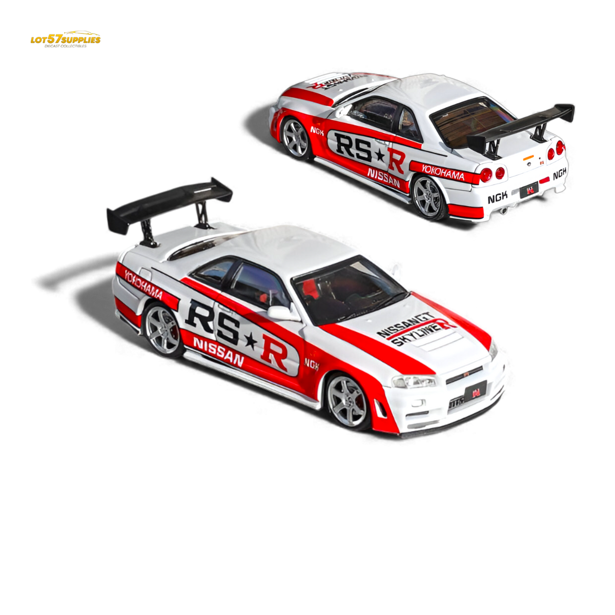 Nissan R34 GTR Diecast | Fuji Models 1:64 | Toylandeu™