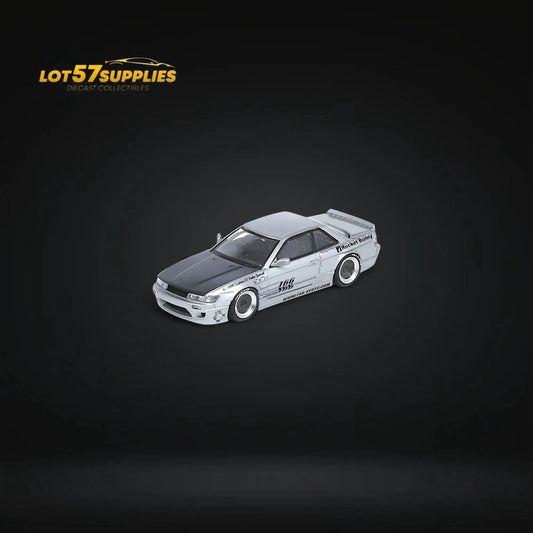  Nissan Silvia S13 Diecast 1 64 Premium Silver -  ToylandEU™
