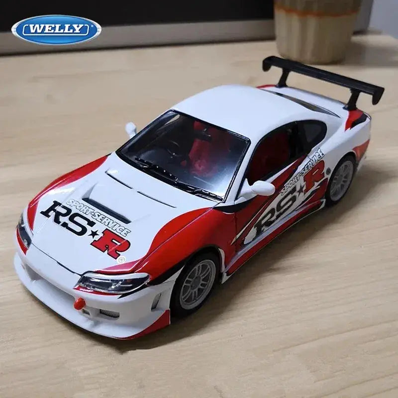 Nissan Silvia S15 Diecast Model 124 Scale Metal Collectible Gift - ToylandEU