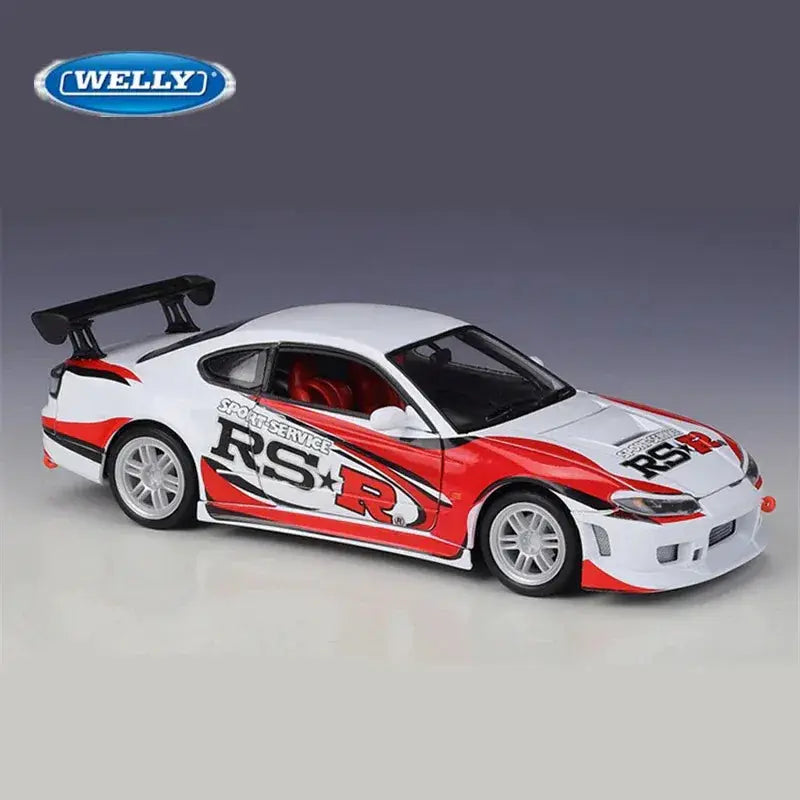 Nissan Silvia S15 Diecast Model 124 Scale Metal Collectible Gift - ToylandEU
