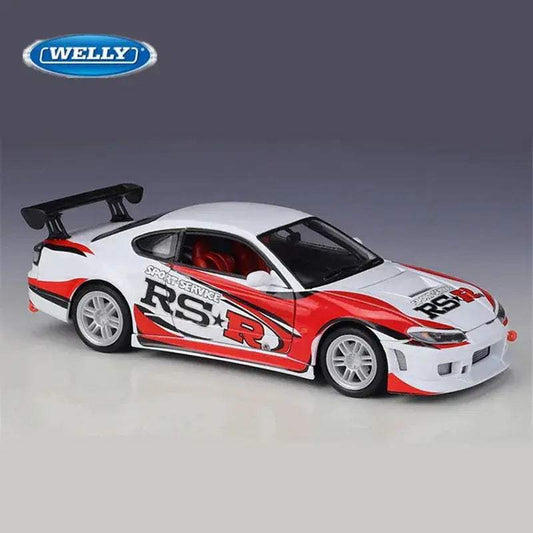 Nissan Silvia S15 Diecast Model 124 Scale Metal Collectible Gift - ToylandEU
