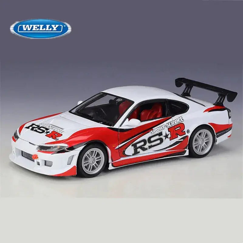 Nissan Silvia S15 Diecast Model 124 Scale Metal Collectible Gift - ToylandEU