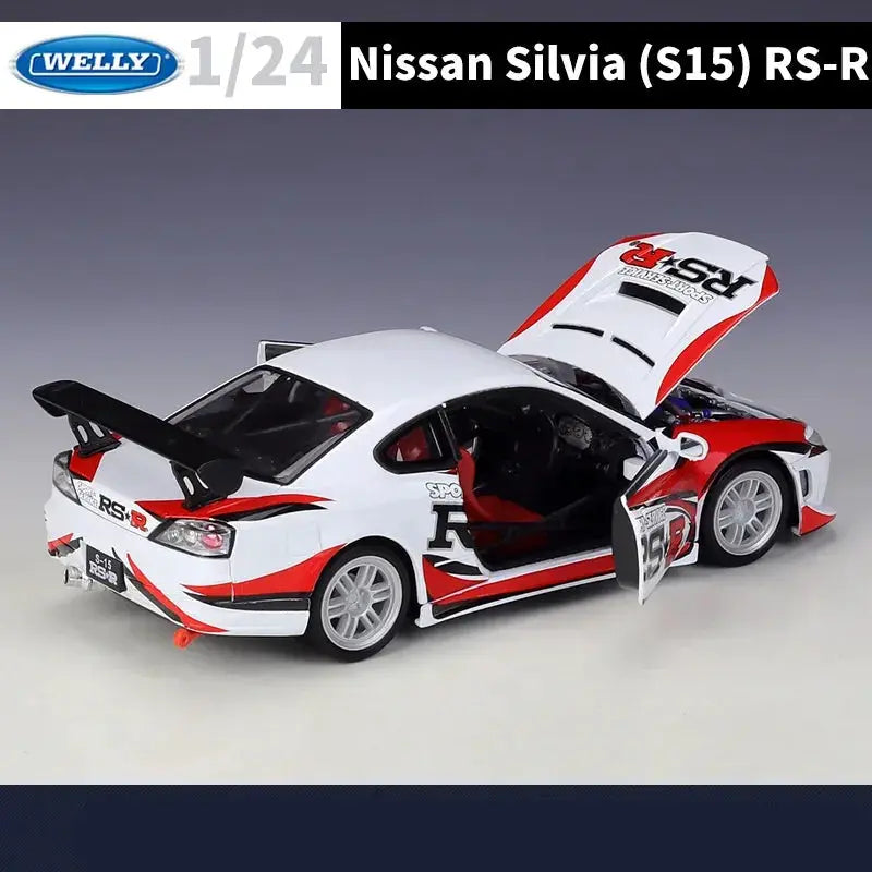 Nissan Silvia S15 Diecast Model 124 Scale Metal Collectible Gift - ToylandEU