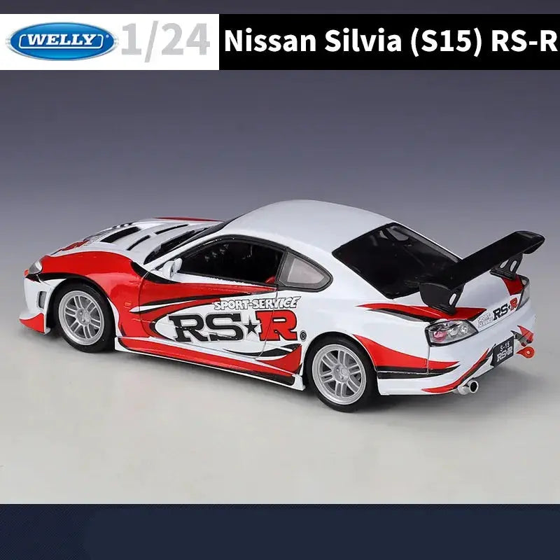 Nissan Silvia S15 Diecast Model 124 Scale Metal Collectible Gift - ToylandEU