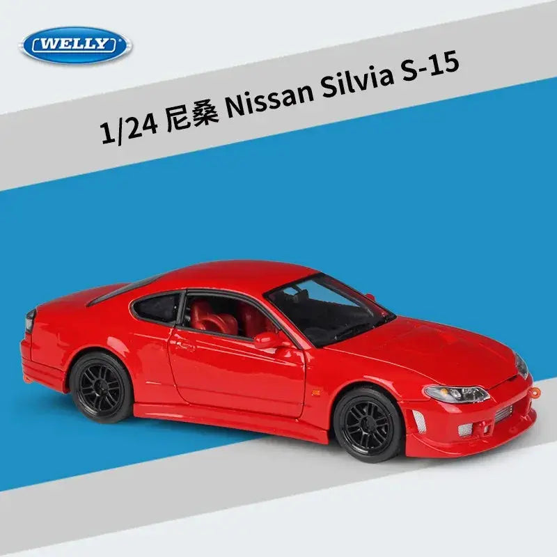 Nissan Silvia S15 Diecast Model 124 Scale Metal Collectible Gift - ToylandEU
