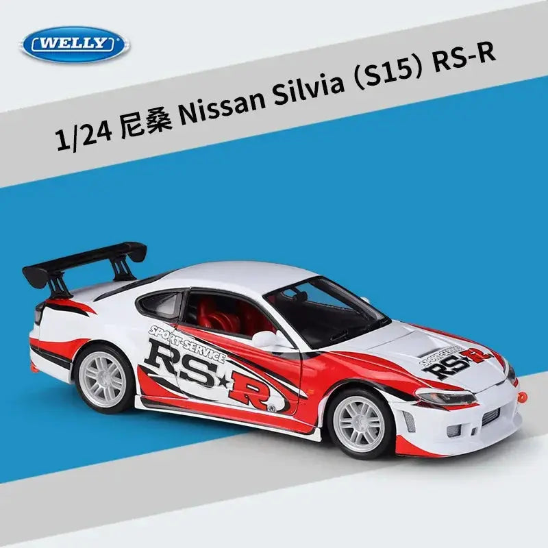 Nissan Silvia S15 Diecast Model 124 Scale Metal Collectible Gift - ToylandEU