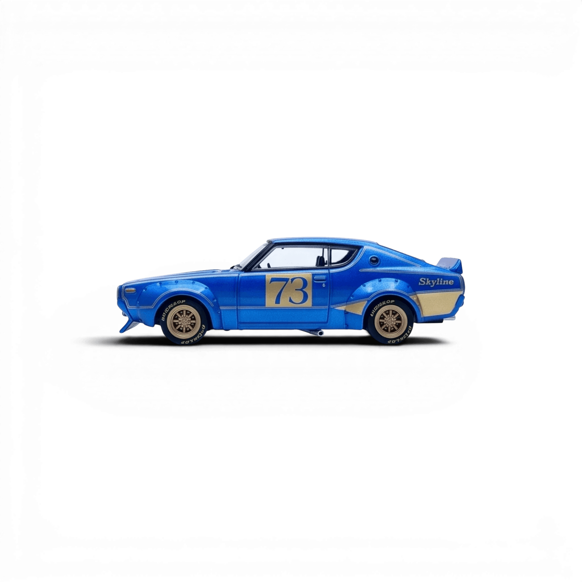  Nissan Skyline 2000 GTR Diecast 1 64 Scale Racing Blue 