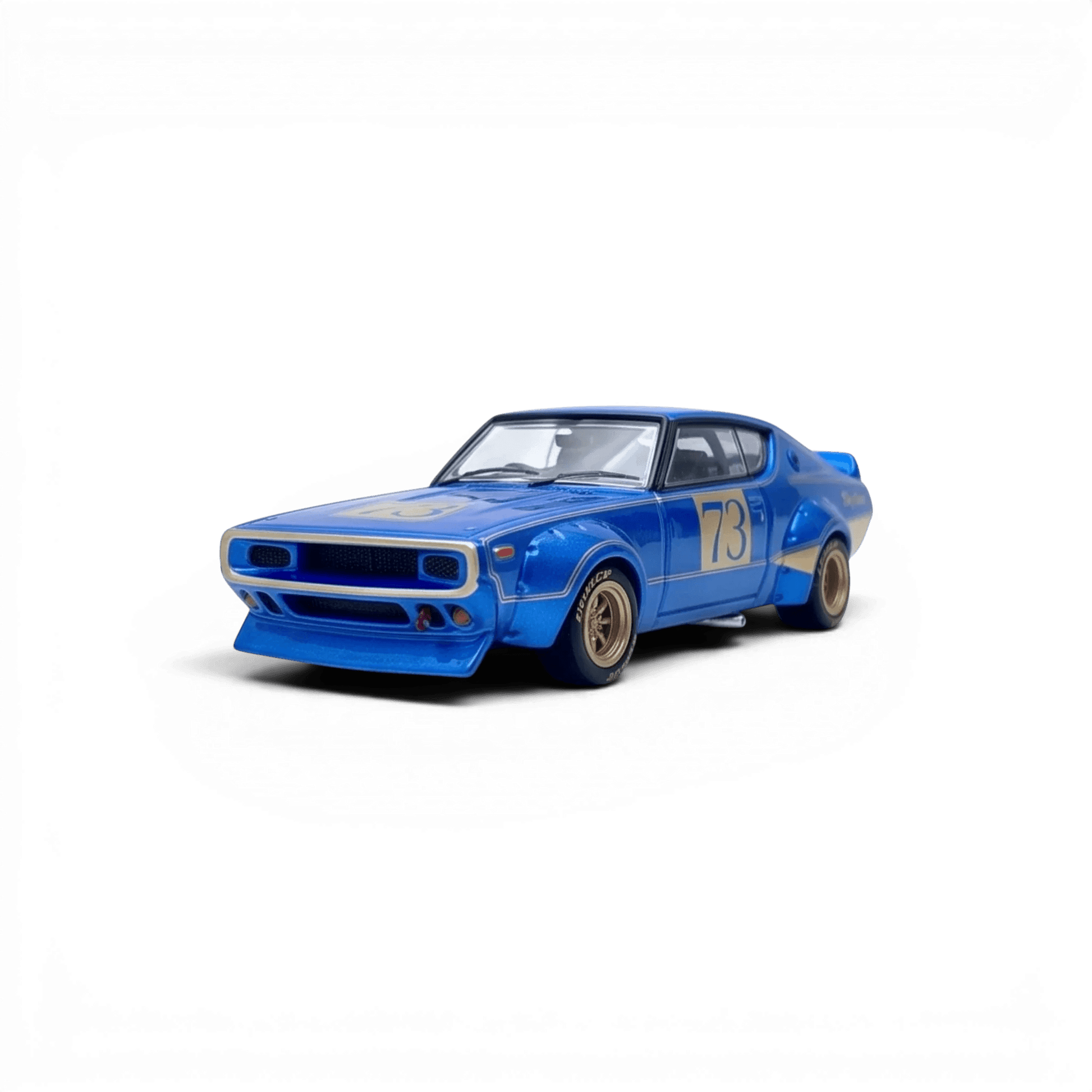  Nissan Skyline 2000 GTR Diecast 1 64 Scale Racing Blue 