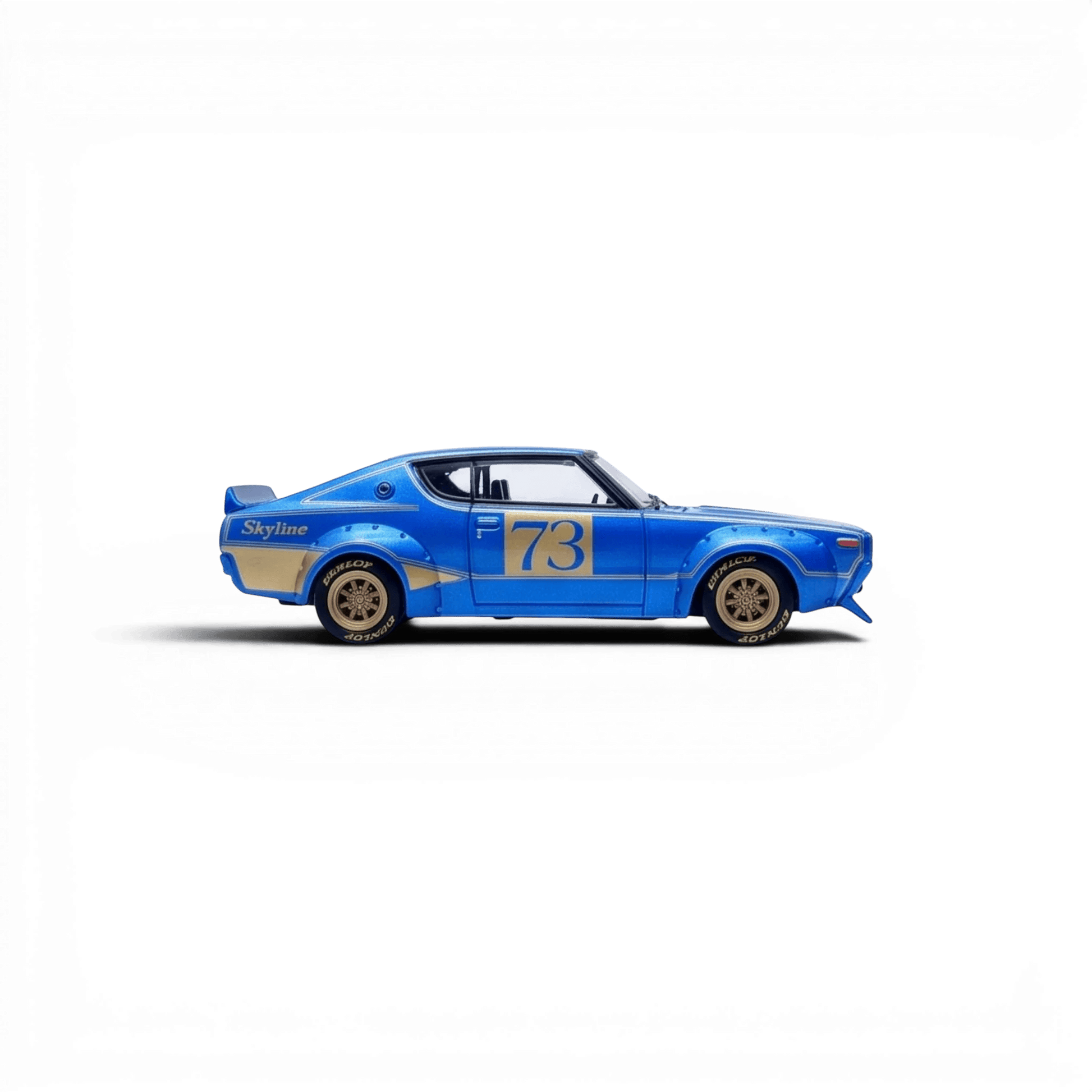  Nissan Skyline 2000 GTR Diecast 1 64 Scale Racing Blue 