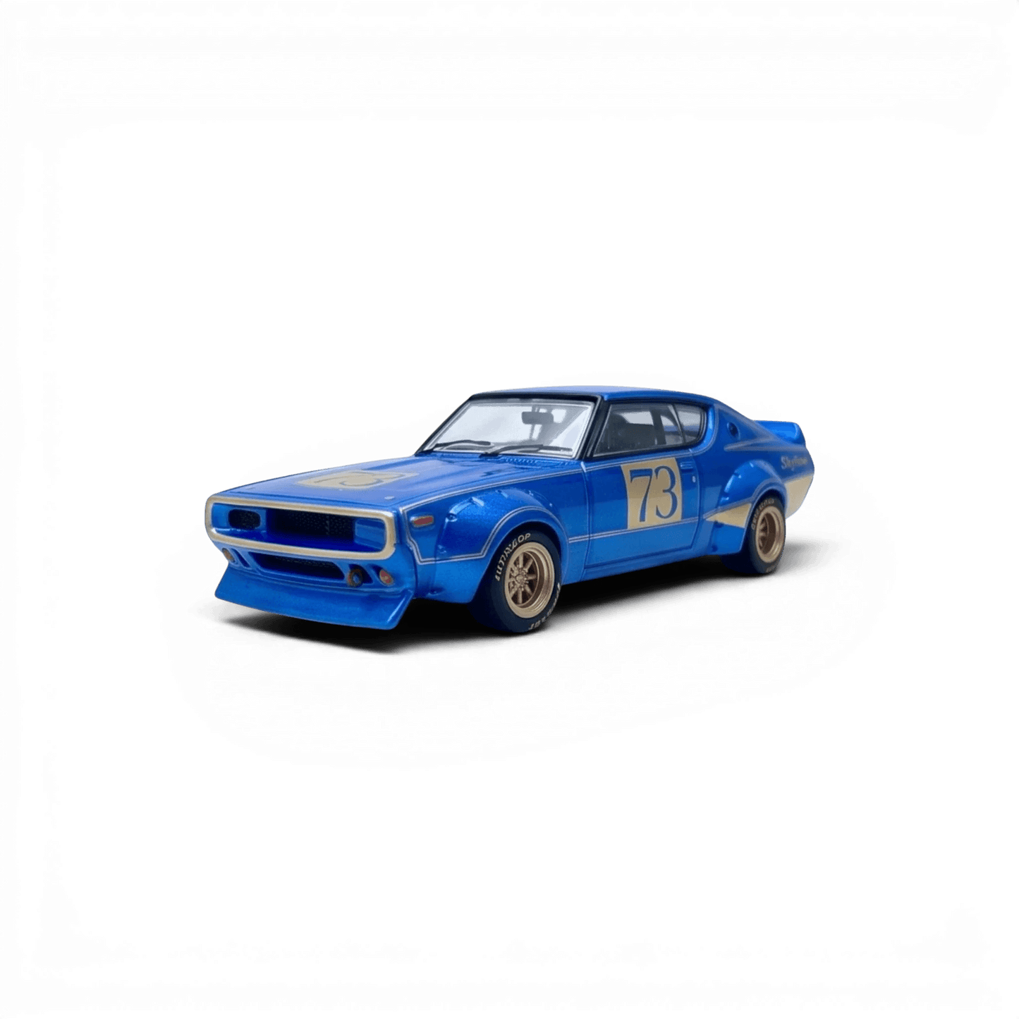 Nissan Skyline 2000 GTR Diecast 1 64 Scale Racing Blue