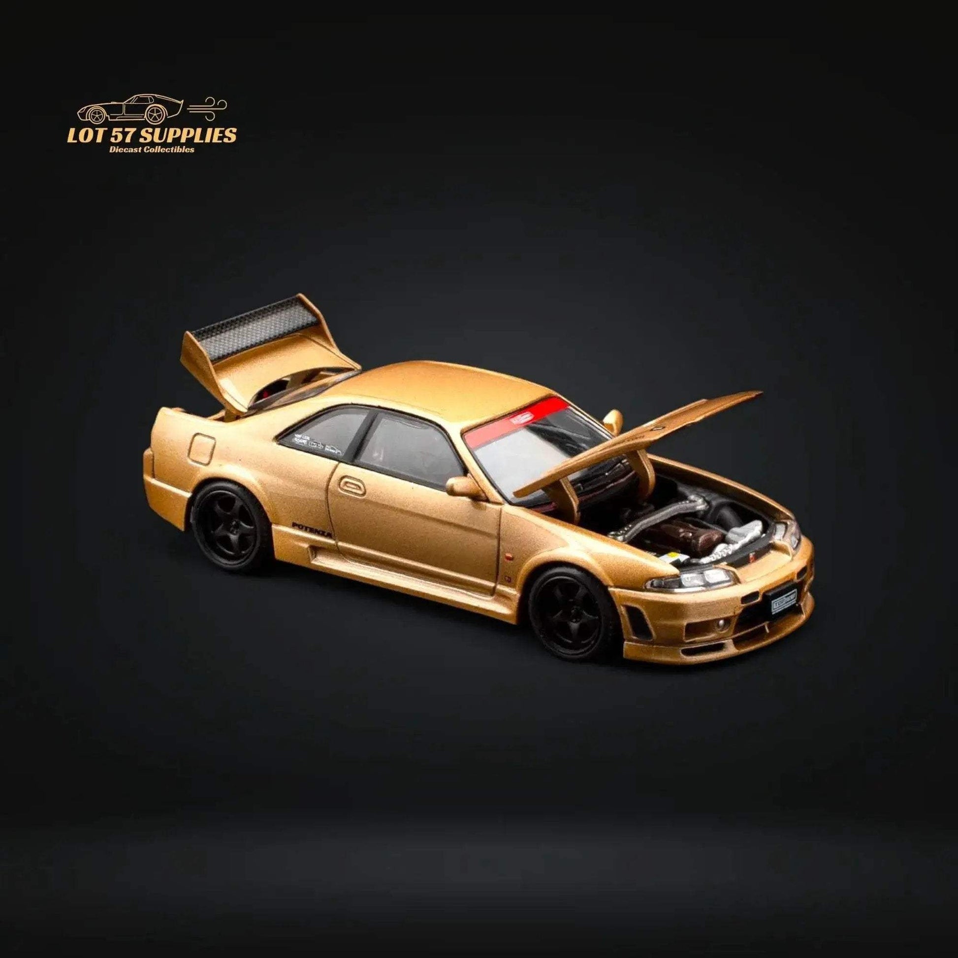 Nissan Skyline GT-R R33 Diecast 1:64 Openable Hood And Trunk - ToylandEU