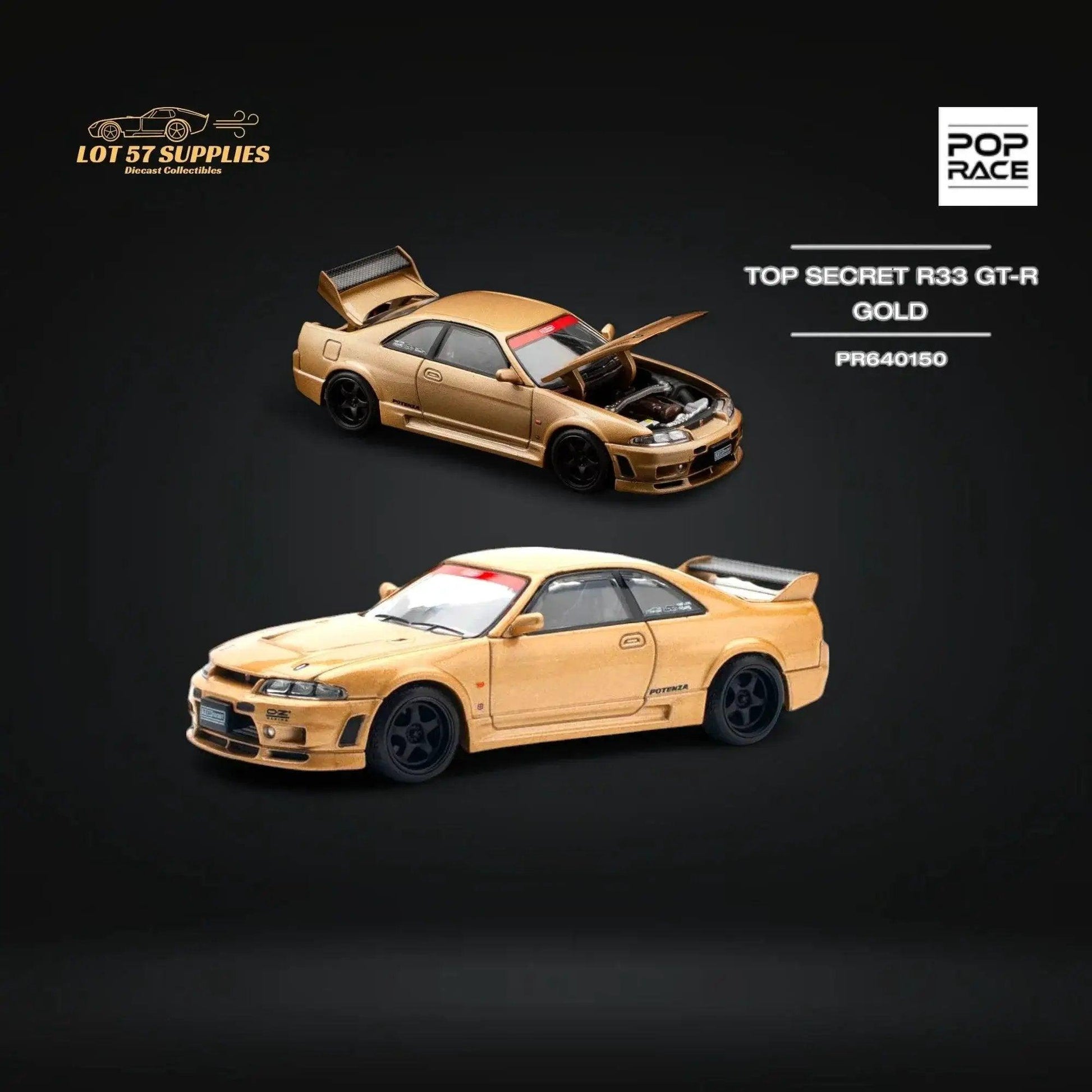  Nissan Skyline GT-R R33 Diecast Openable Hood -  ToylandEU™