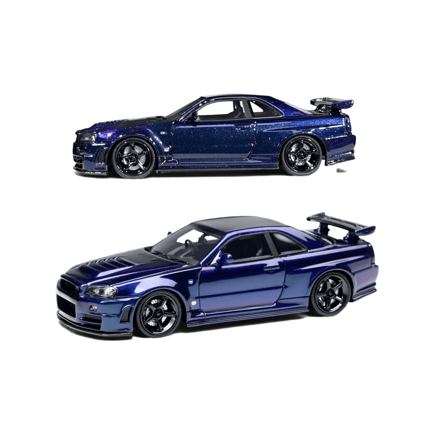 Nissan Skyline GT-R R34 Z-TUNE Resin Model Purple