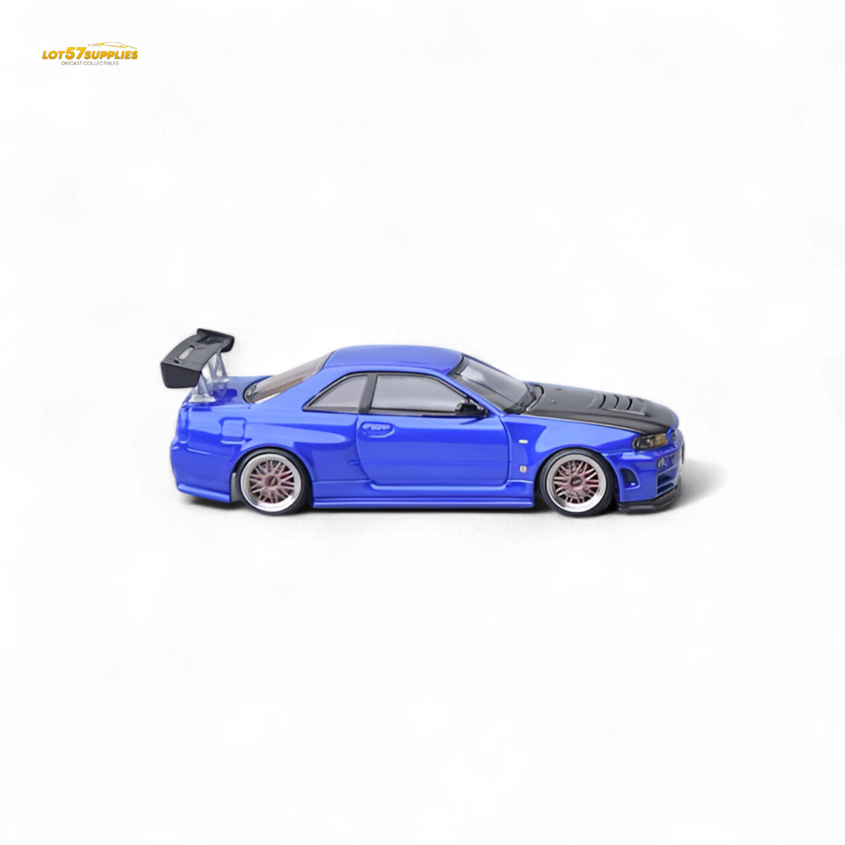 Nissan Skyline GT-R34 Diecast | 1:64 Bayside Blue | Toylandeu™