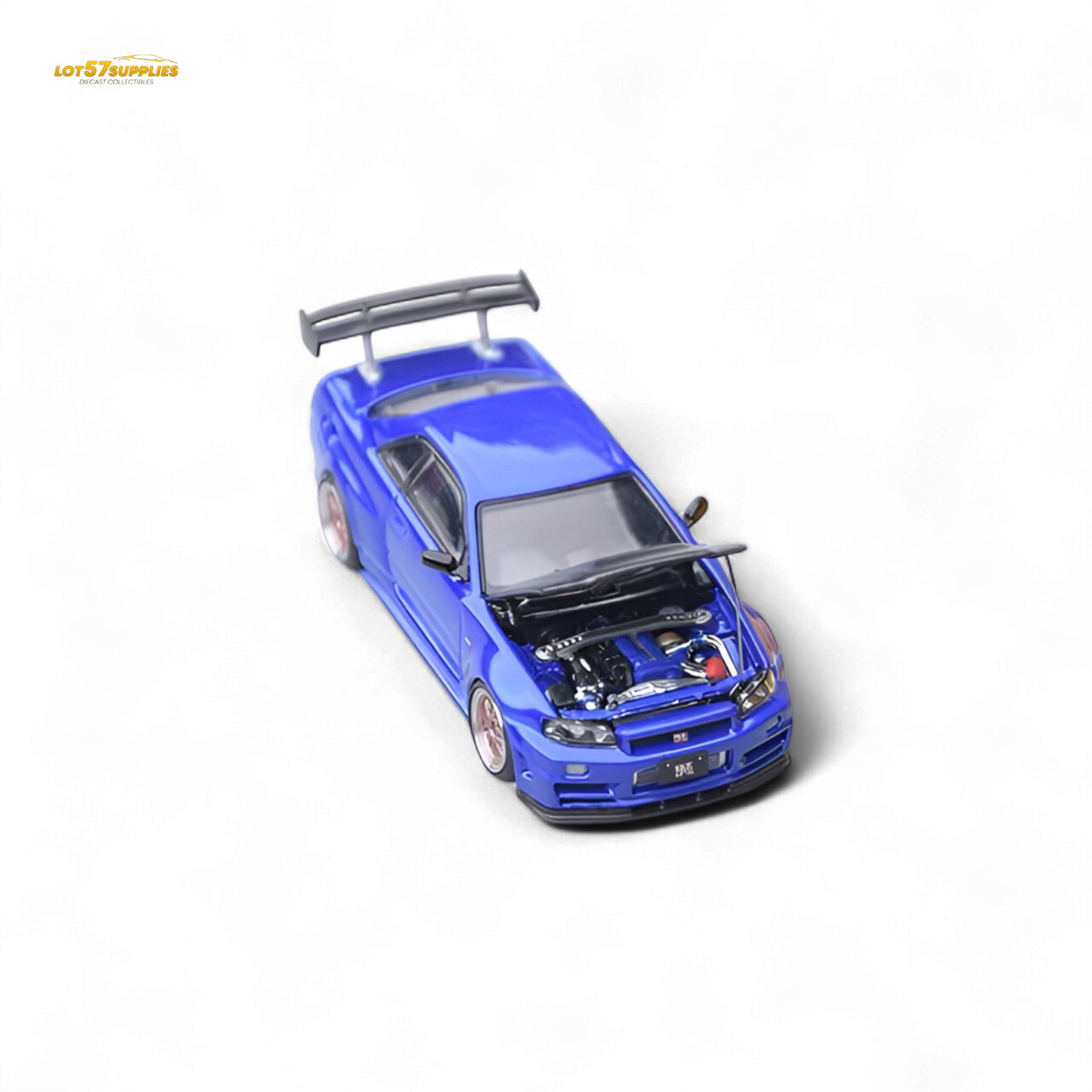 Nissan Skyline GT-R34 Diecast | 1:64 Bayside Blue | Toylandeu™