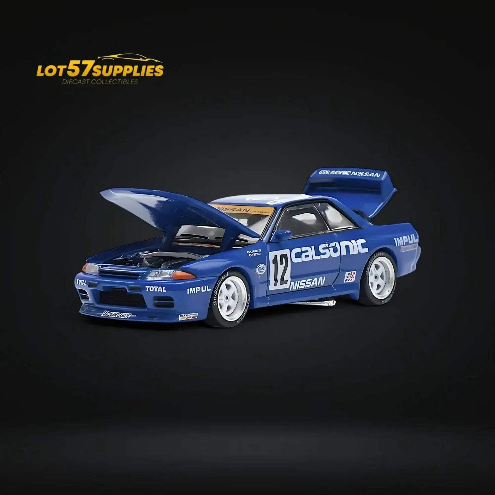 Nissan Skyline GTR R32 Diecast Model 64 Scale Openable Hood - ToylandEU