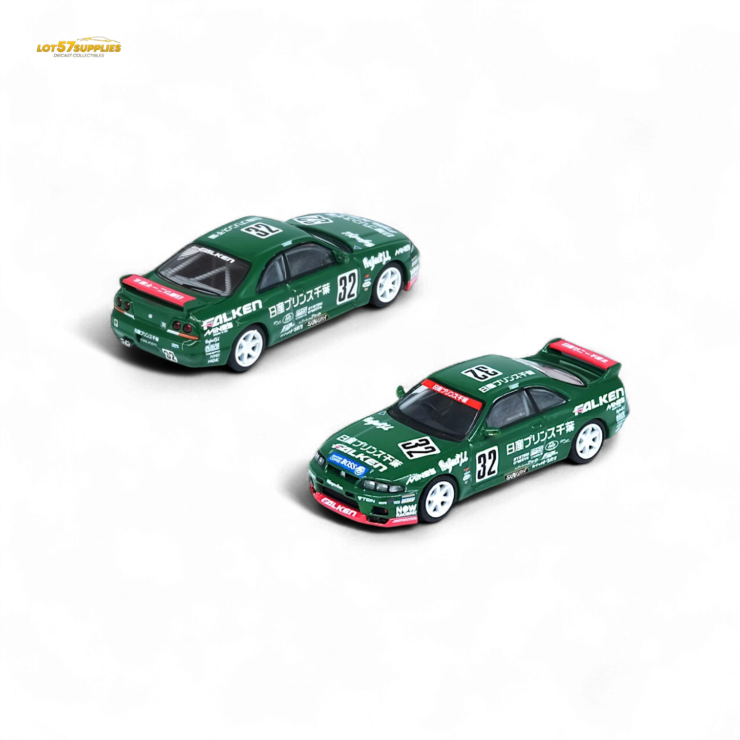  Nissan Skyline GTR R33 Diecast Falken Livery 