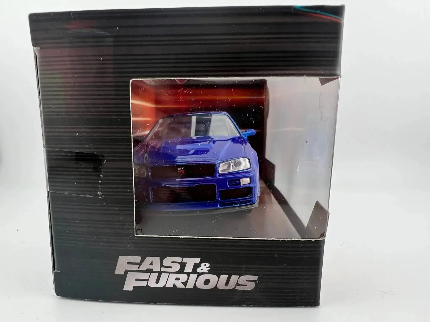 Nissan Skyline GTR R34 Diecast Model Highly Detailed Blue - ToylandEU