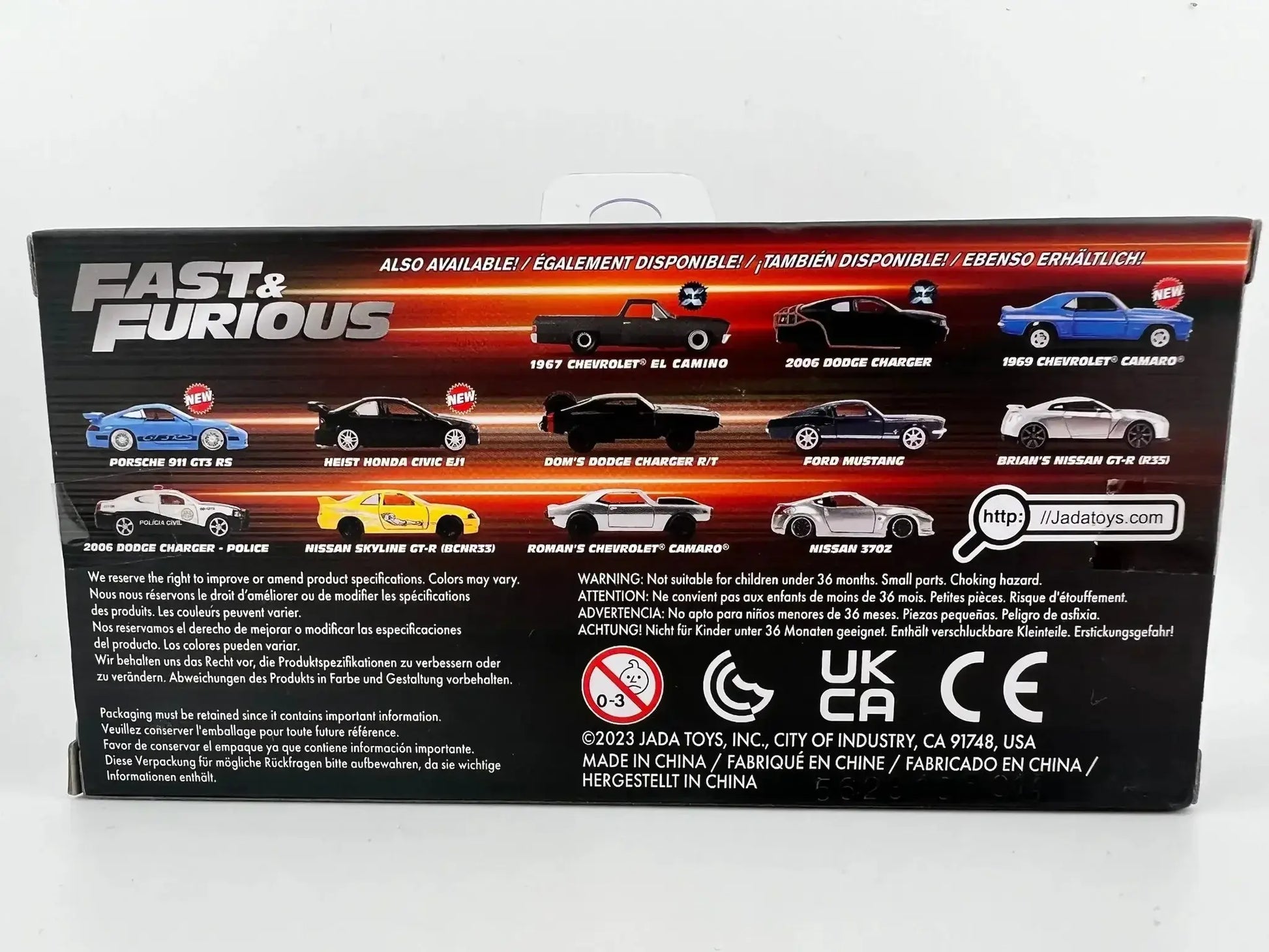 Nissan Skyline GTR R34 Diecast Model Highly Detailed Blue - ToylandEU