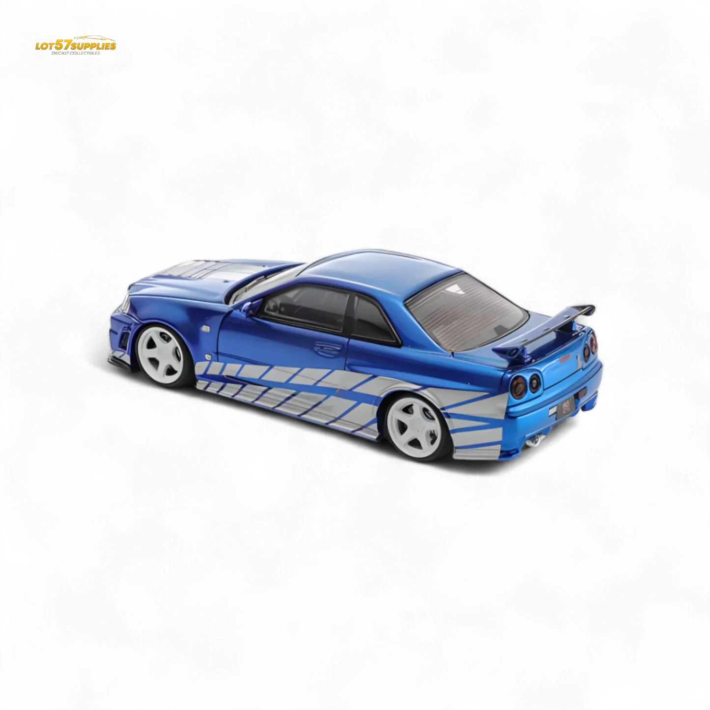 Nissan Skyline GTR R34 Diecast Z Tune Blue Limited Edition - ToylandEU