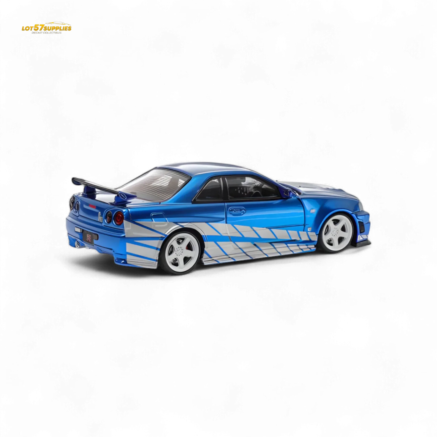 Nissan Skyline GTR R34 Diecast Z Tune Blue Limited Edition - ToylandEU