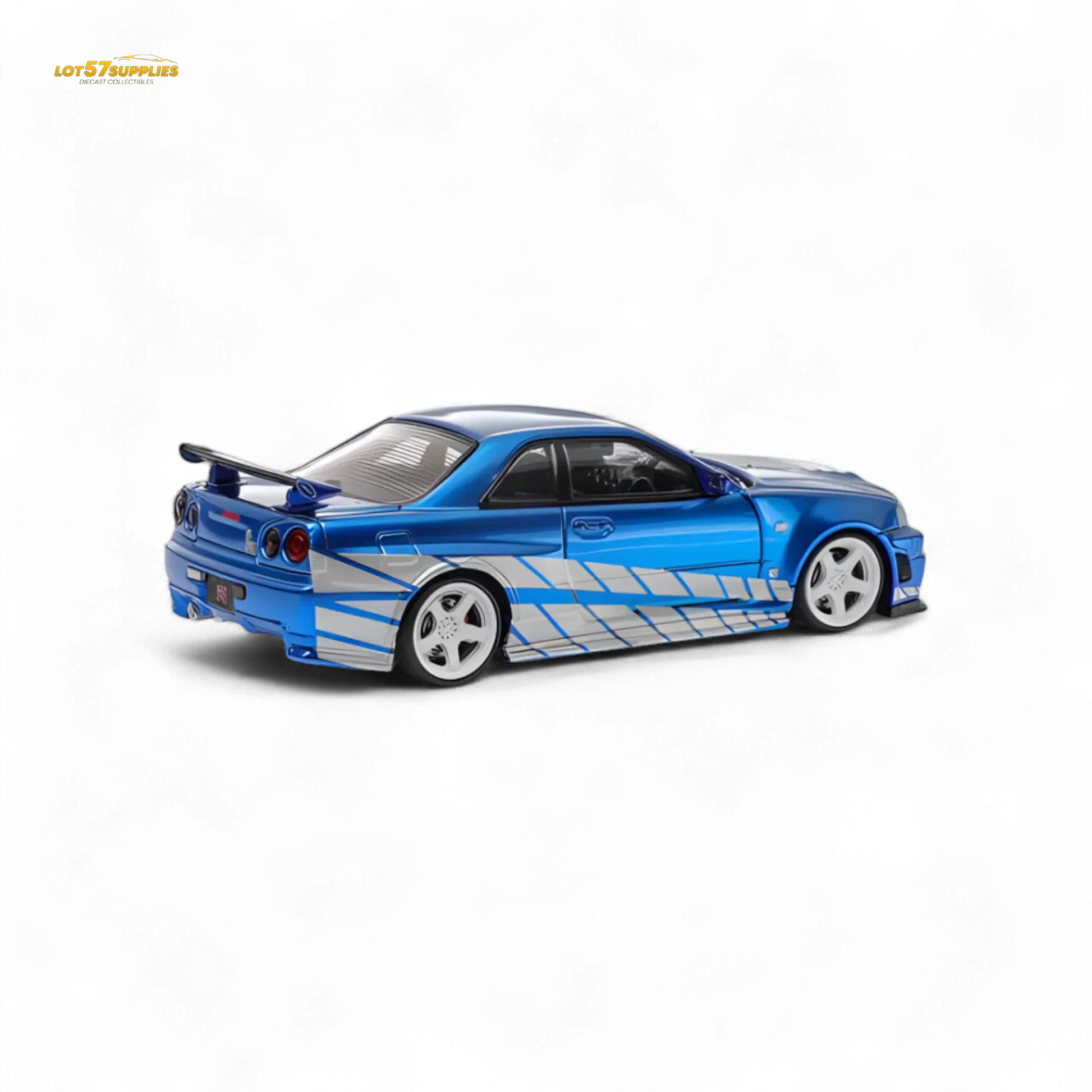 Nissan Skyline GTR R34 Diecast Z Tune Blue Limited Edition - ToylandEU