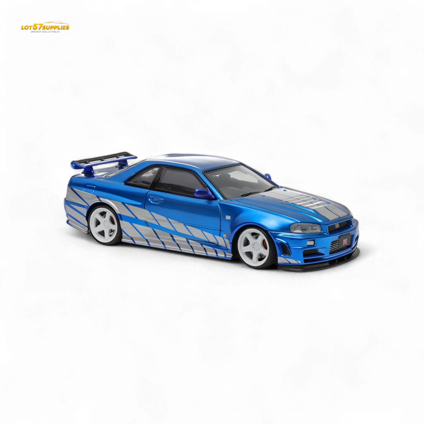 Nissan Skyline GTR R34 Diecast Z Tune Blue Limited Edition - ToylandEU