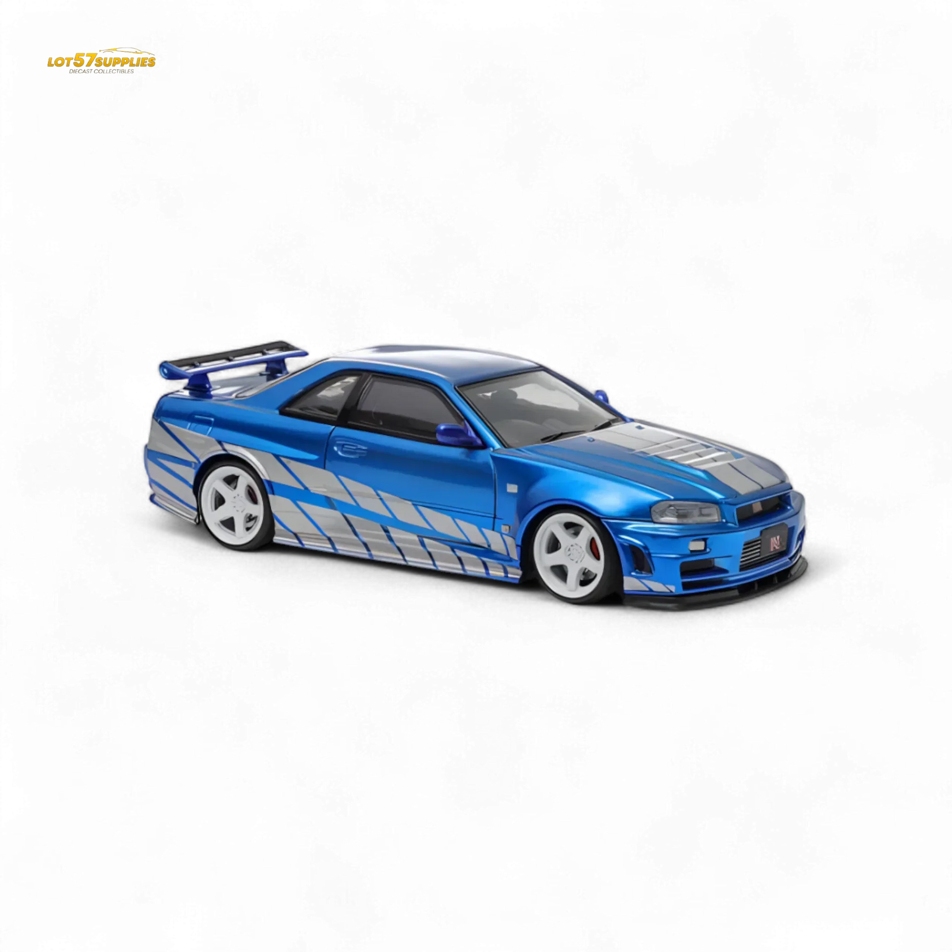 Nissan Skyline GTR R34 Diecast Z Tune Blue Limited Edition - ToylandEU