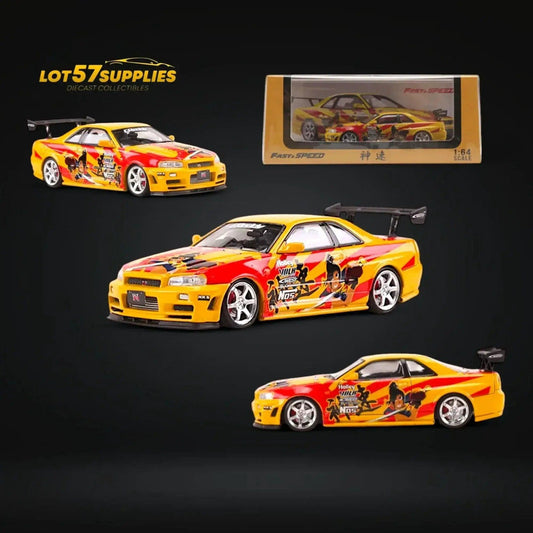  Nissan Skyline GTR R34 Z-Tune Diecast 1:64 Limited 999 -  ToylandEU™