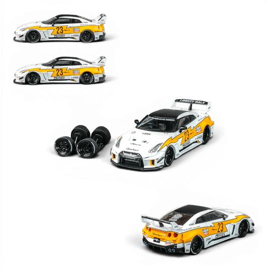  Nissan Skyline GTR R35RR Diecast Model Snap On Wheels 