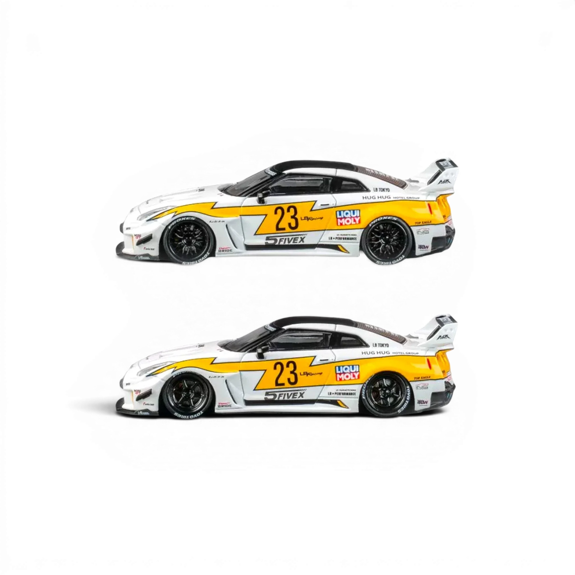  Nissan Skyline GTR R35RR Diecast Model Snap On Wheels 