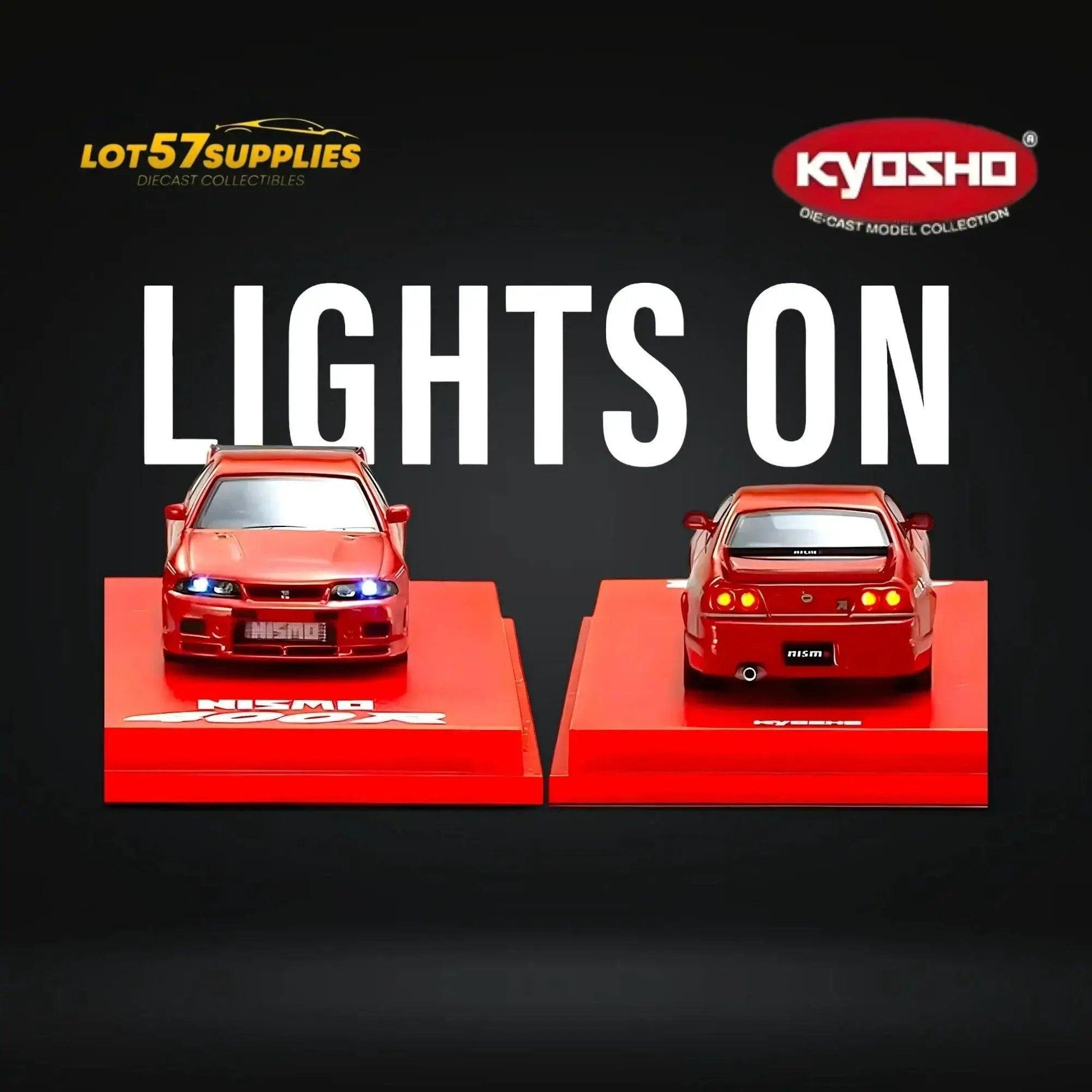  Nissan Skyline R33 Diecast Kyosho Red Lights Edition -  ToylandEU™