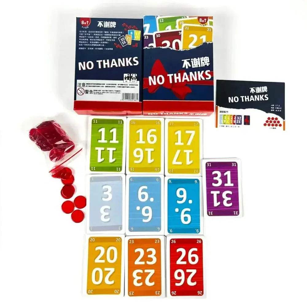 No Thanks Board Game For All Ages Promotes Family Fun - ToylandEU