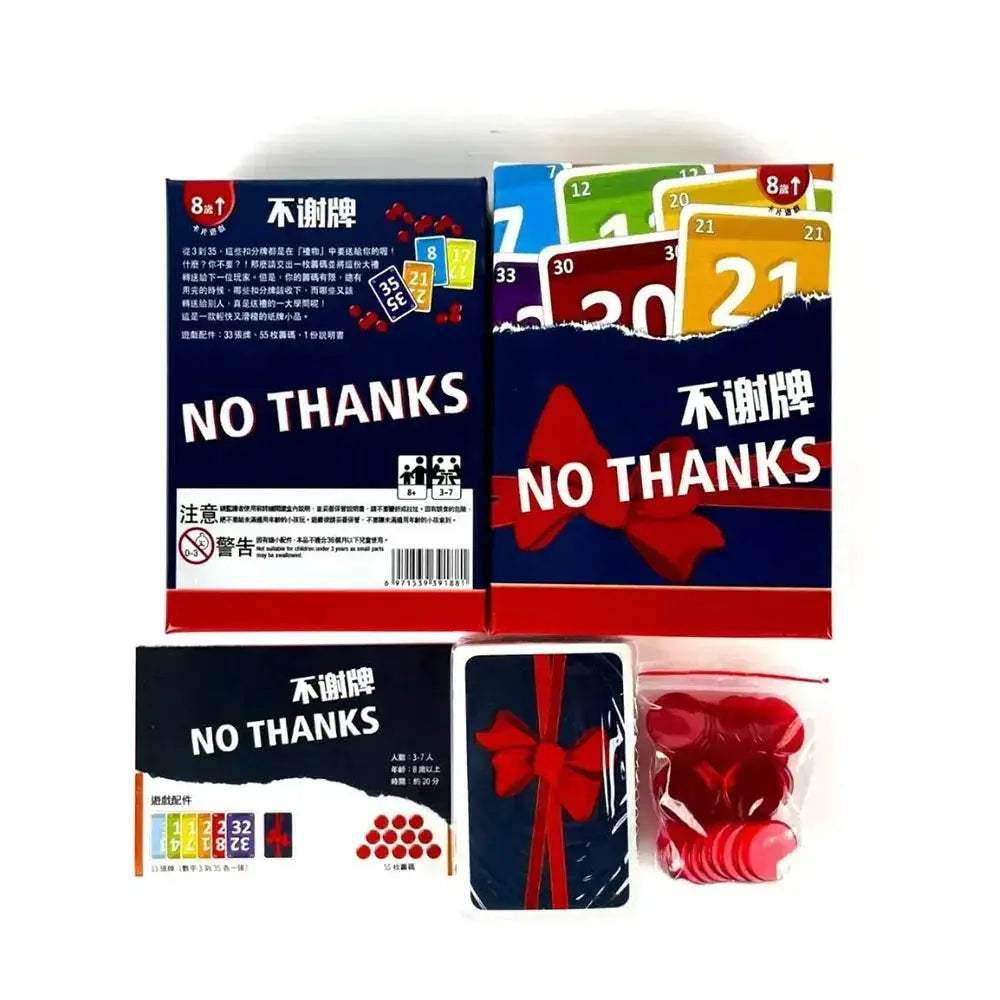 No Thanks Board Game For All Ages Promotes Family Fun - ToylandEU