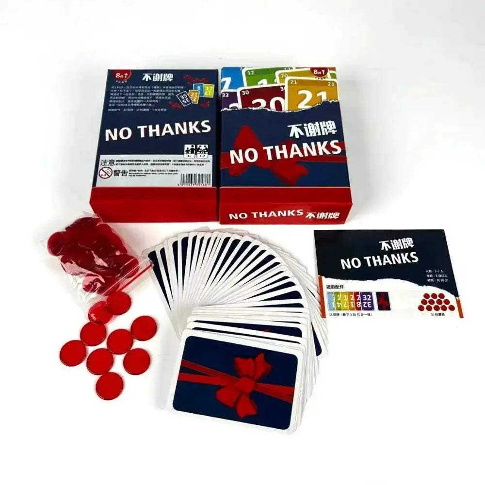 No Thanks Board Game For All Ages Promotes Family Fun - ToylandEU