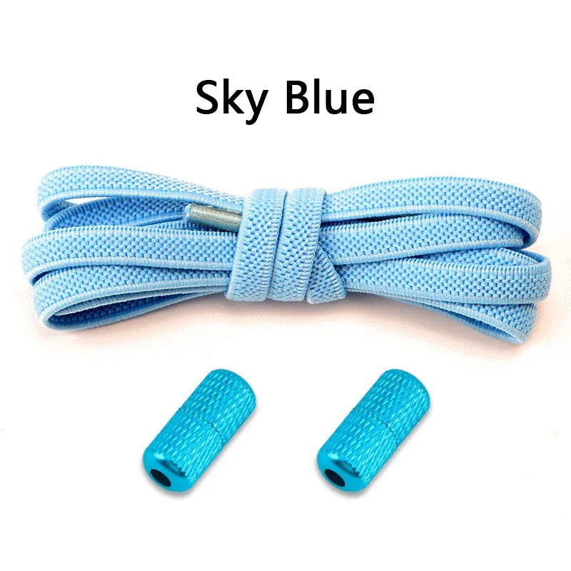No Tie Elastic Shoelaces For Sneakers Flat Stretch Laces - ToylandEU